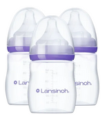 Shop Lansinoh Baby Feeding Bottles, 5oz, 3 Pack at GoodBuy Gear