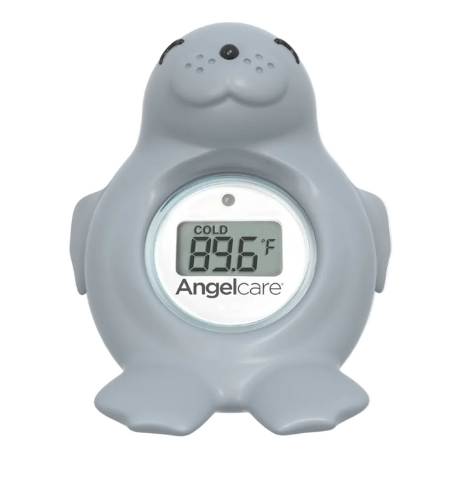 Angelcare Baby Bath & Room Thermometer, Happy Seal