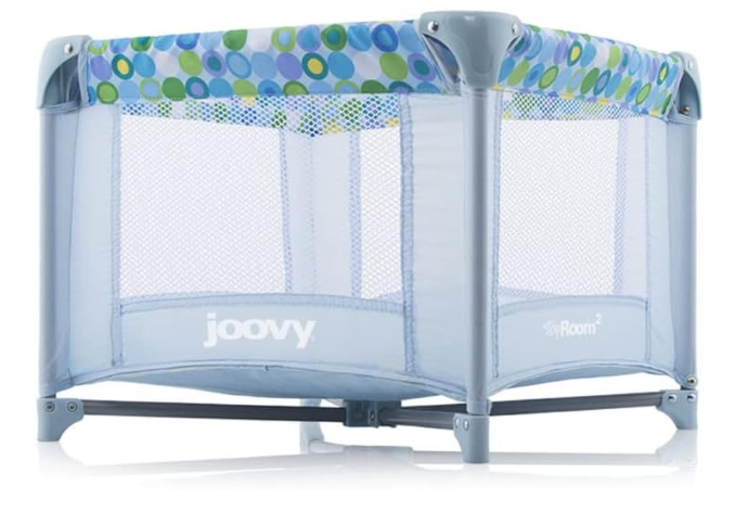 Joovy Toy Room2 Playard Baby Doll Playpen For 22" Dolls, Blue