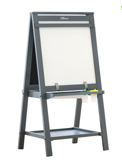 Little Partners Folding Artist EZ Easel, Earl Grey