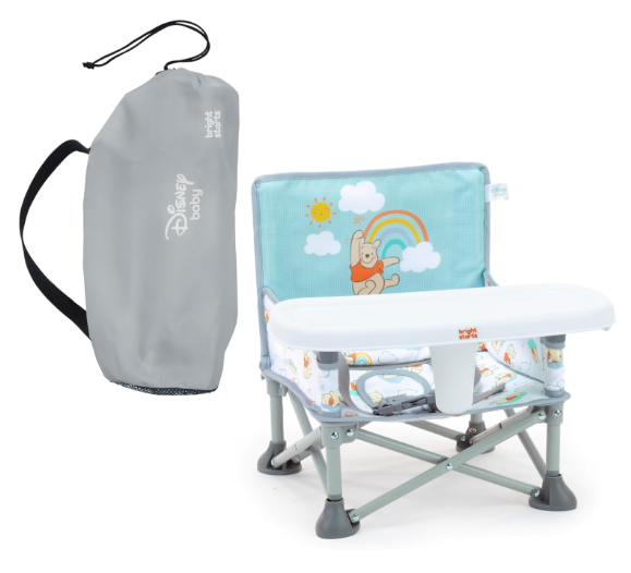 Bright Starts Pop 'N Sit Portable Booster, Winnie the Pooh
