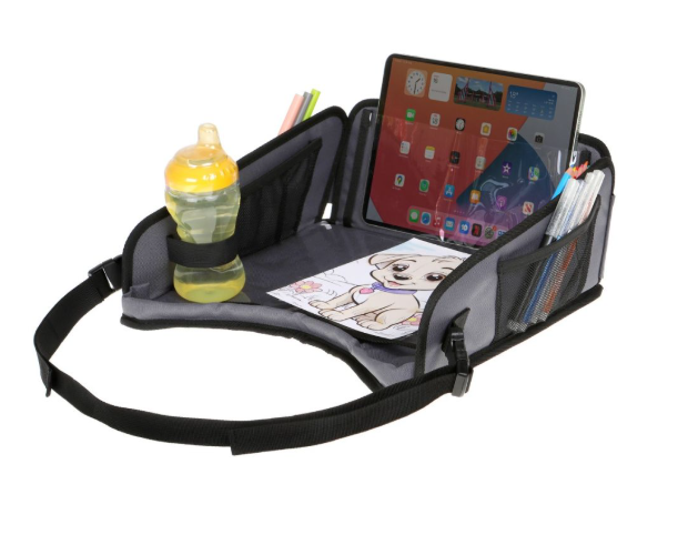 Dreambaby Ezy-Tote Travel Tray With Tablet Holder, Grey