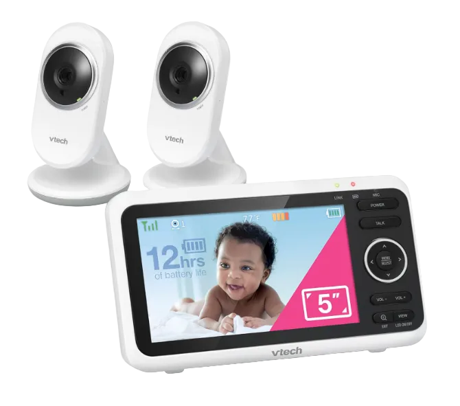 VTech VM350-2 Baby Monitor, White
