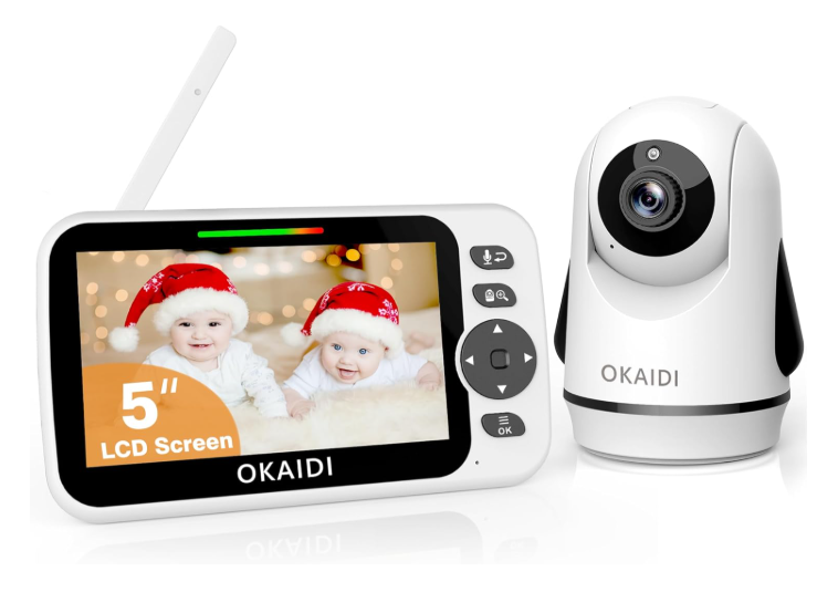 Okaidi 5" Video Baby Monitor, White