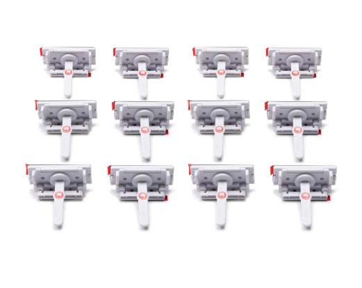Safety 1st Adhesive Cabinet & Drawer Latches, 12 Pack