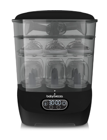 Baby Brezza Sterilizer And Dryer Advanced, Black