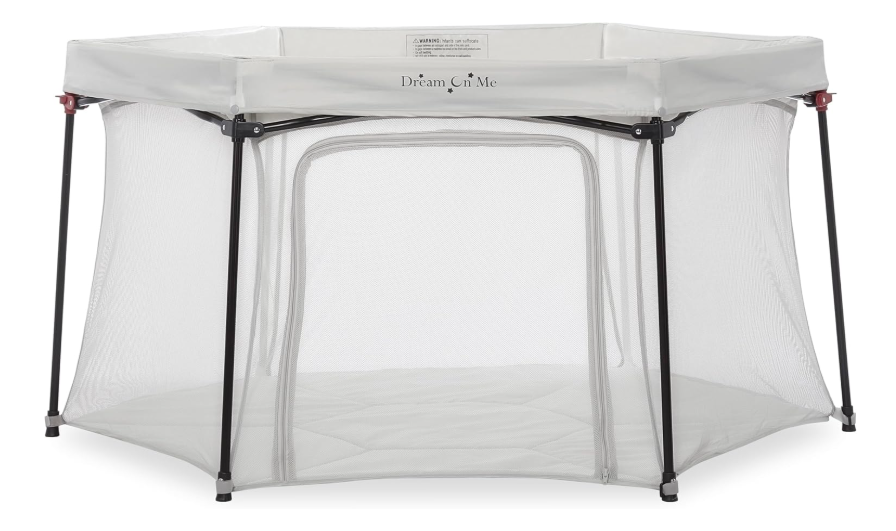 Dream On Me Onyx Playpen, Grey