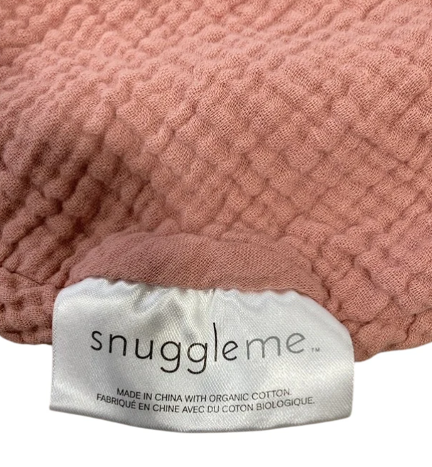 Snuggle Me Organic Lounger Curve Muslin Cover, Gum Drop