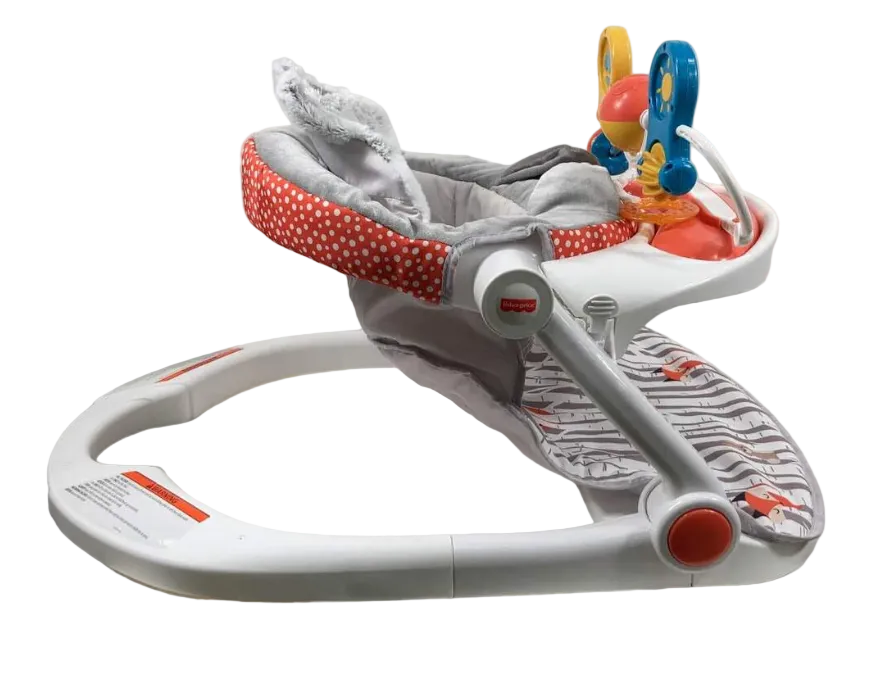 Fisher Price Premium Sit-Me-Up Floor Seat with Toy Tray, Peek-A-Boo Fox