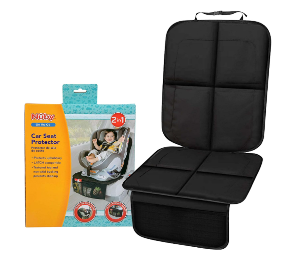 Nuby Deluxe Car Seat Protector, Black