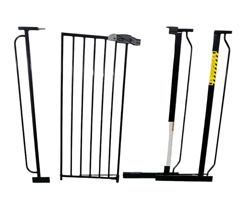 Regalo Easy Step Extra Tall Safety Gate, Black