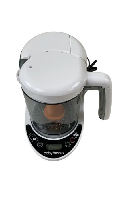 Baby Brezza One Step Food Maker Deluxe, White on Black