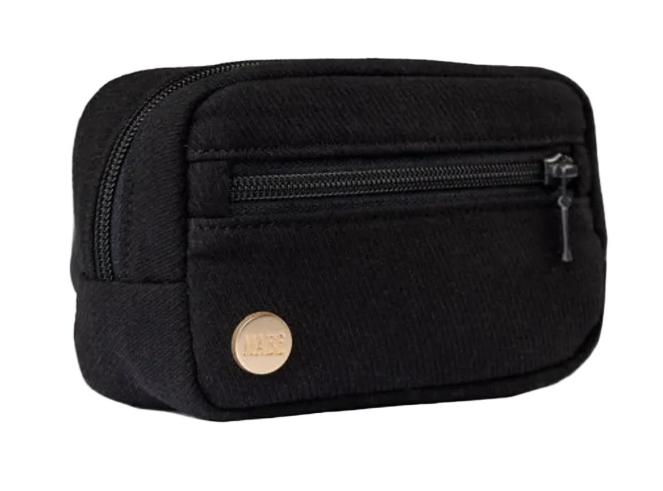 Mabē Monarch Accessory Bag, Ebony