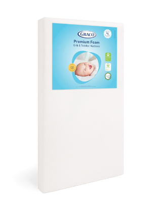 Shop Graco Premium Foam Crib And Toddler Bed Mattress, White at GoodBuy Gear