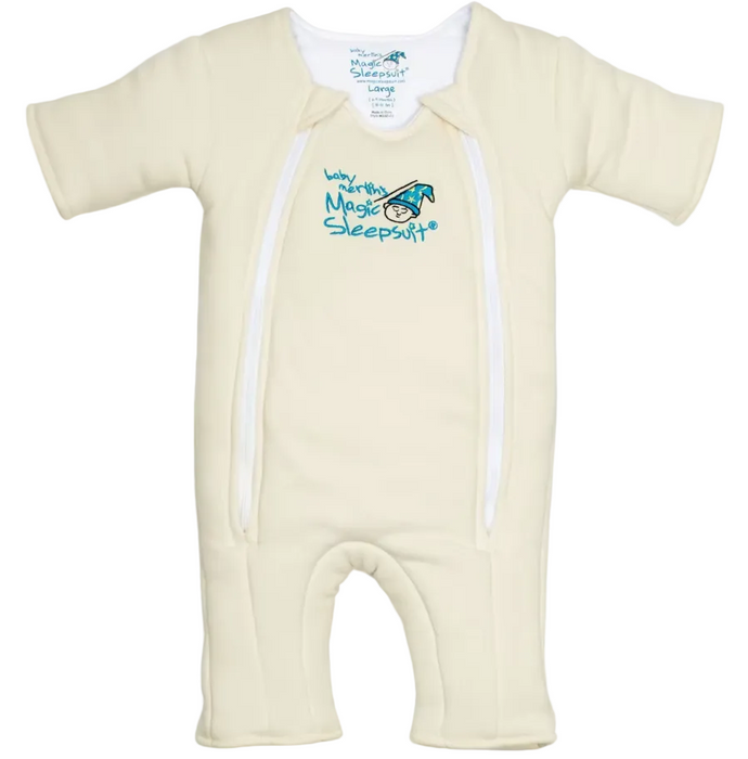 Baby Merlin's Magic Sleepsuit, Cotton, Cream, Large 3-6 Months