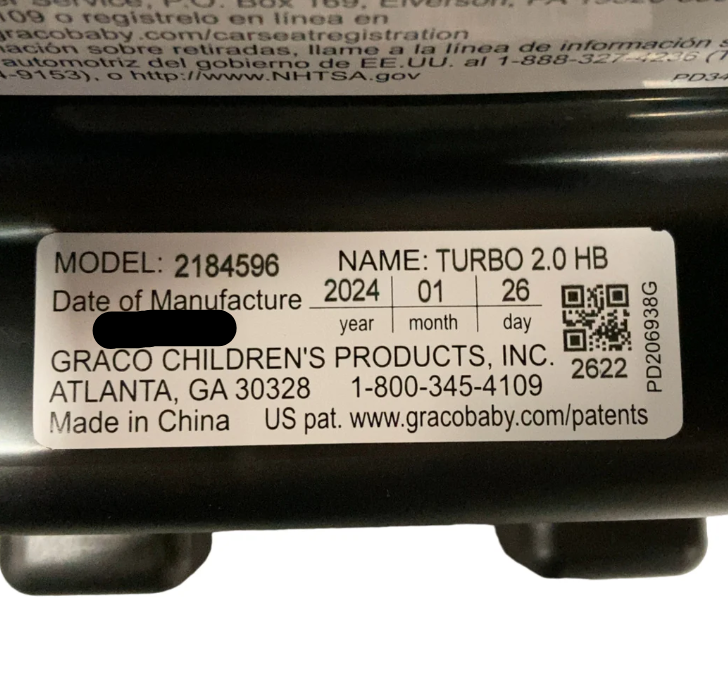 Graco TurboBooster 2.0 Highback Booster, Declan, 2024