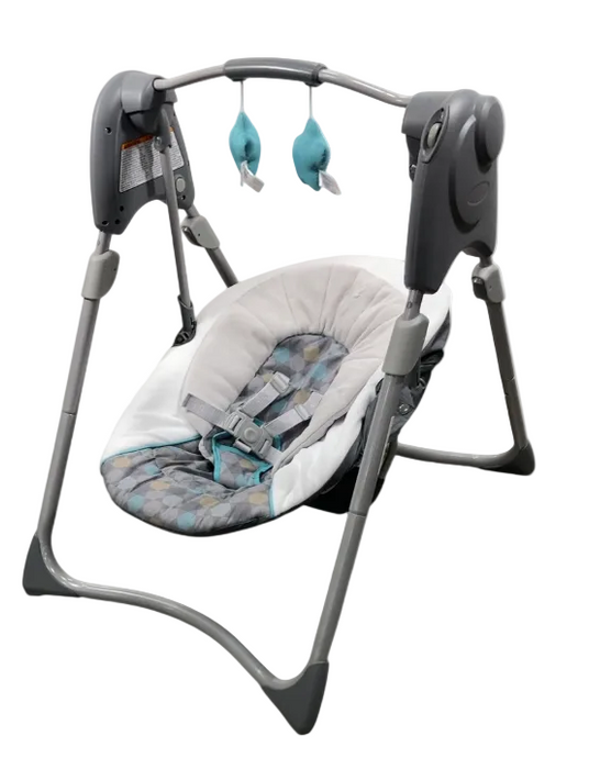Graco Slim Spaces Compact Baby Swing, Tilden