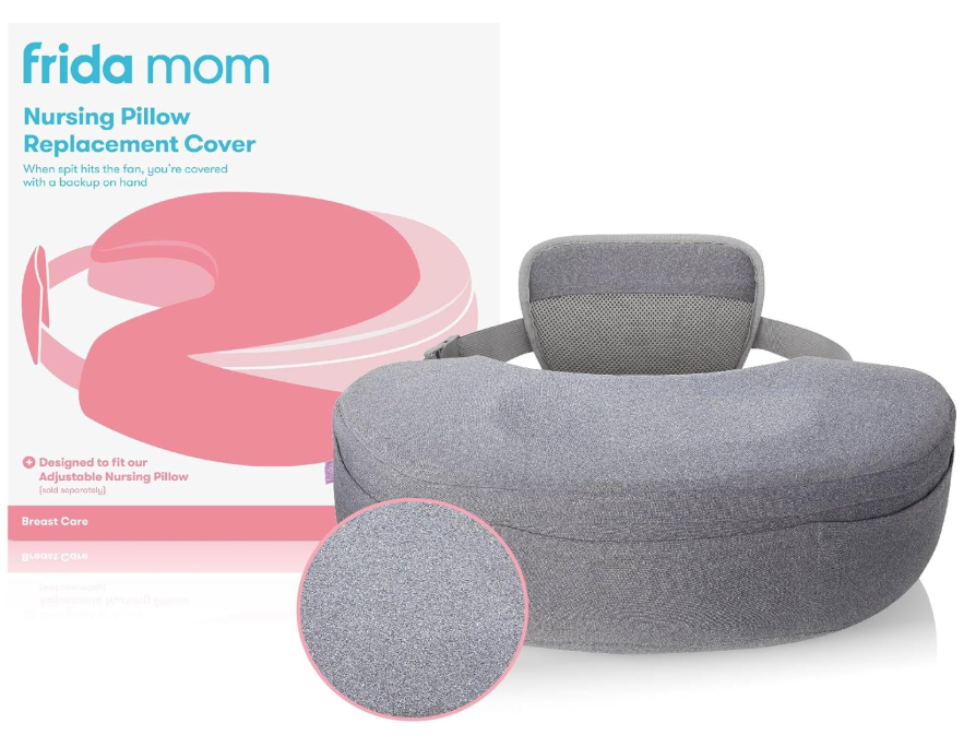 Frida Mom Nursing Pillow Replacement Cover, Gray