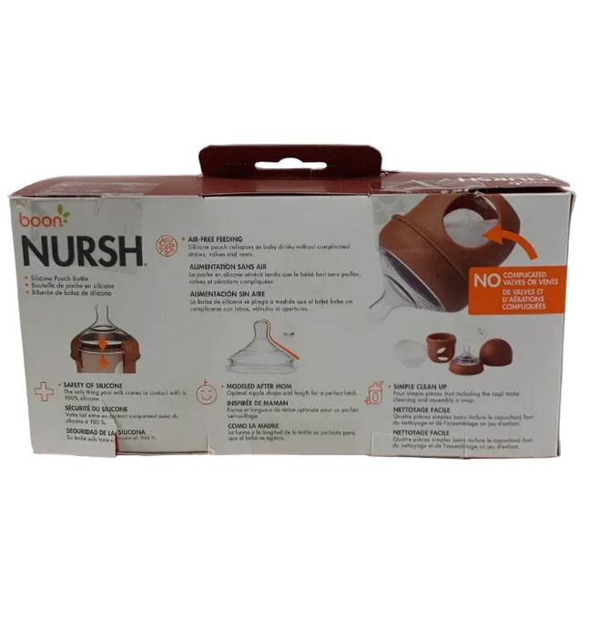 Boon Nursh Bottles 3 Pack, 4oz, Slow, Speckle