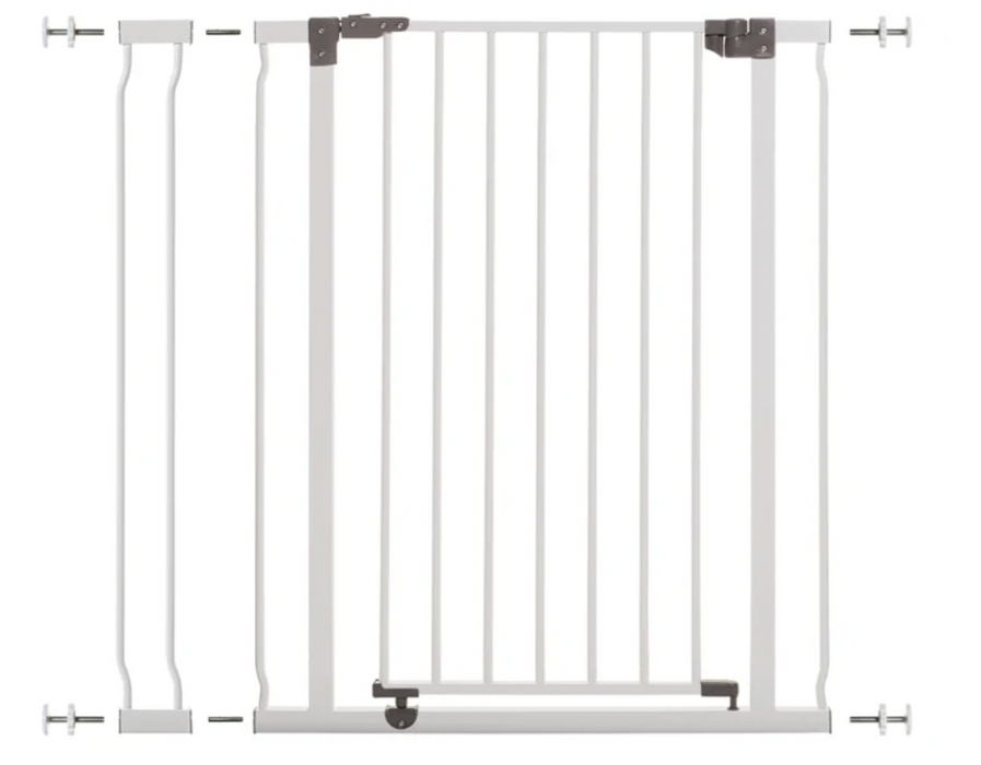 Dreambaby Liberty Extra Tall 29.5-36.5" Auto Close Metal Baby Gate, Model L768, White