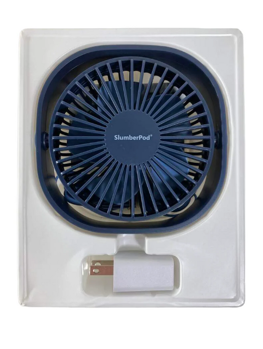 SlumberPod Portable Fan, Blue