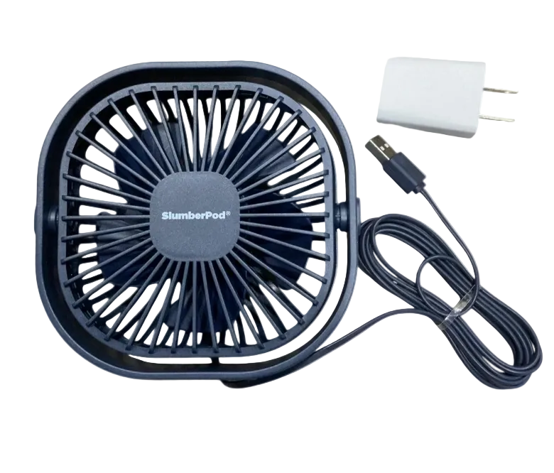SlumberPod Portable Fan, Blue