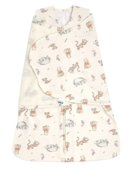 Halo SleepSack Swaddle, Newborn, Winnie the Pooh Frolic