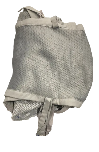 AirFlowBaby Crib Bumper, Gray, 9"