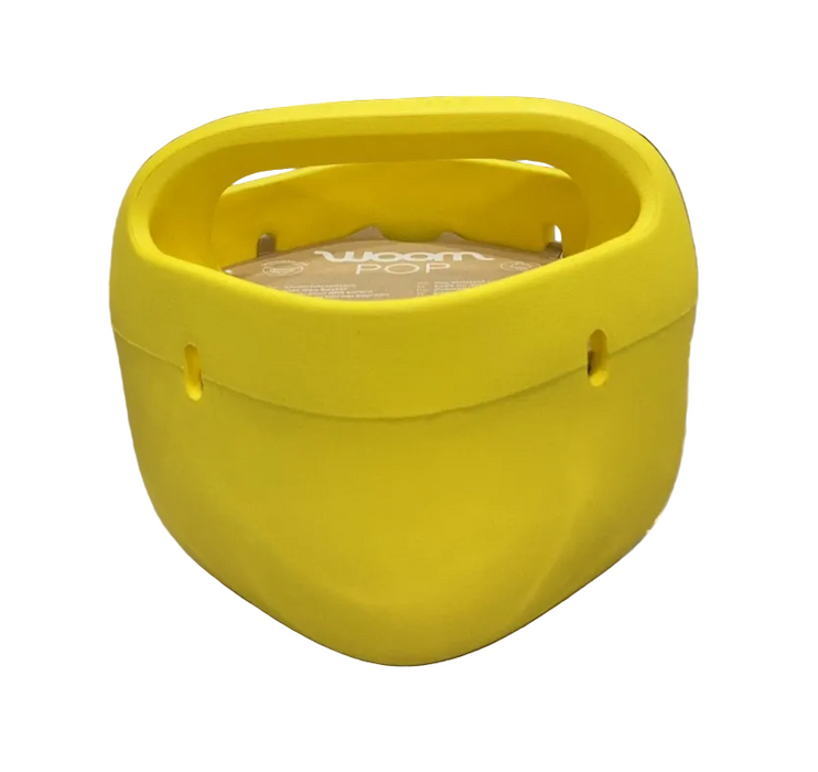 Woom POP Kids' Bike Basket, Banana Yellow