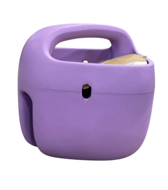 Woom POP Kids' Bike Basket, Wild Violet