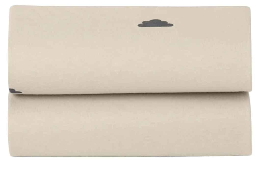 Shop Snuz 2 Pack Fitted Sheets, Sand/Cloud at GoodBuy Gear