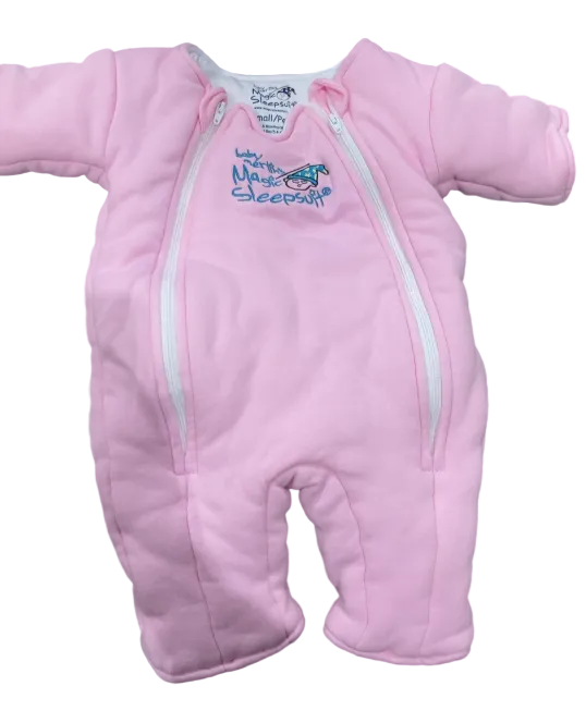 Baby Merlin's Magic Sleepsuit, Pink, Cotton, Small 3-6 Months