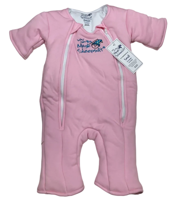 Baby Merlin's Magic Sleepsuit, Pink, Cotton, Small 3-6 Months