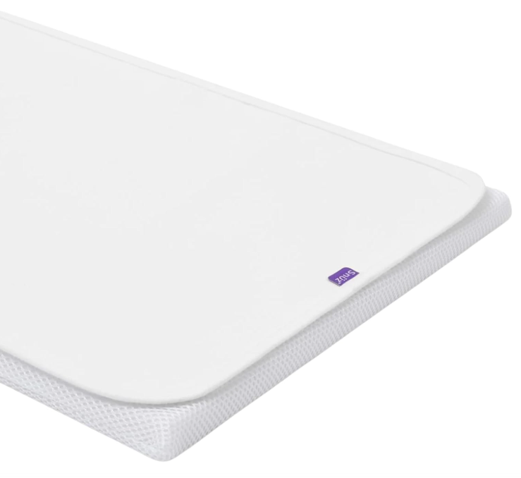 Snuz Cotton Mattress Protector, White