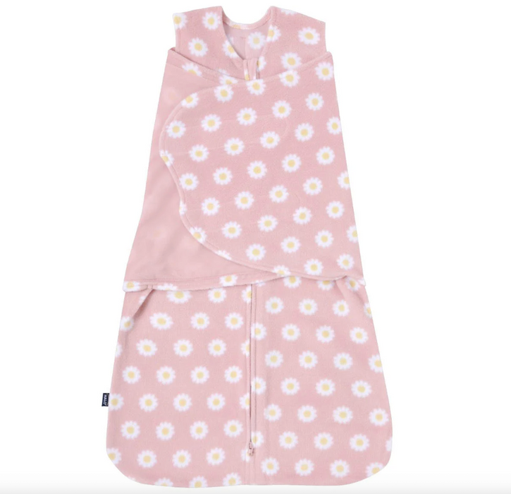 Halo Micro-Fleece Swaddle, Newborn, Daisy