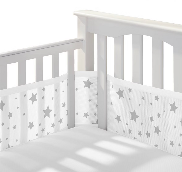 Breathable Baby Mesh Crib Liner, Starlight, Full Size/4 Sides