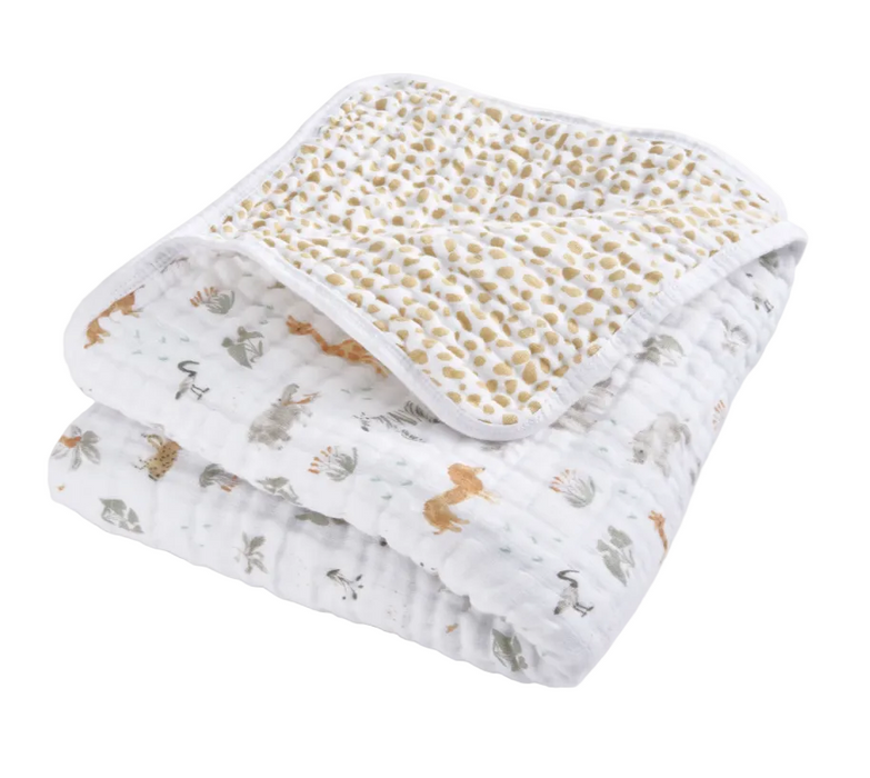 Aden + Anais Essentials Classic Muslin Blanket, Giraffe Safari