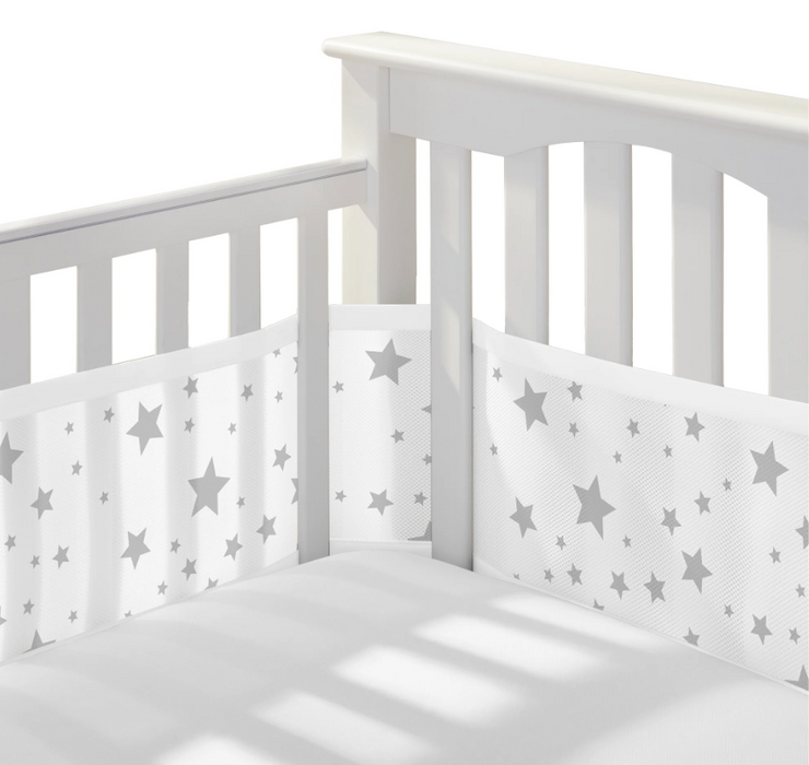 Breathable Baby Mesh Crib Liner, Starlight, Full Size/4 Sides