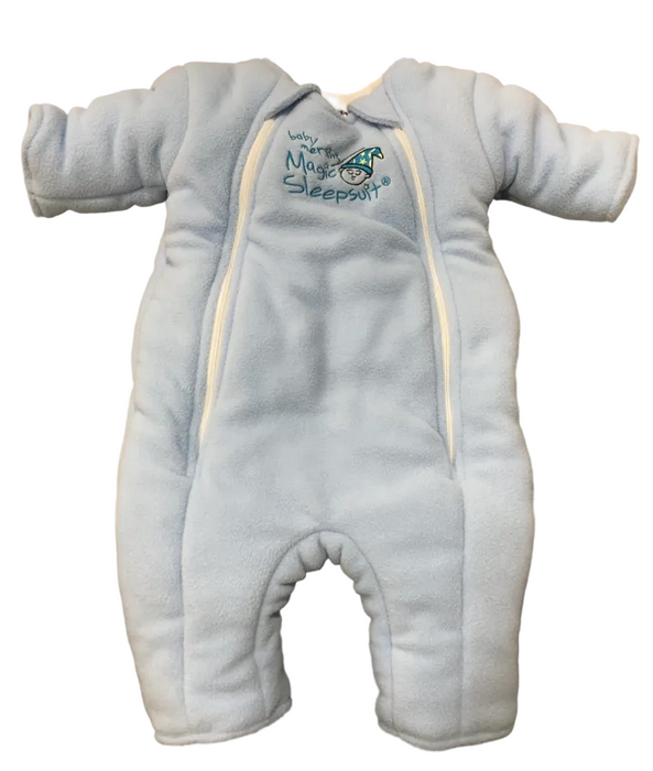 Shop Baby Merlin's Magic Sleepsuit, Blue, Fleece, Large 6-9 Months at GoodBuy Gear