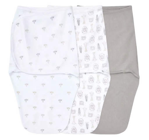 Shop Aden + Anais Essentials Easy Wrap Swaddle, 3 Pack, 0-3 Months, On Safari at GoodBuy Gear