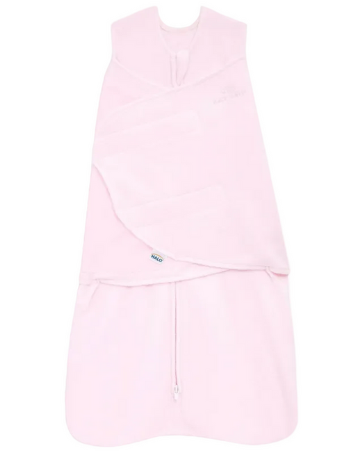 Shop Halo Micro-Fleece Swaddle, Light Pink, Preemie at GoodBuy Gear
