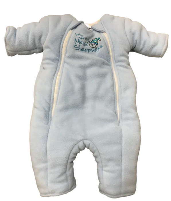 Shop Baby Merlin's Magic Sleepsuit, Blue, Large 6-9 Months, Fleece at GoodBuy Gear