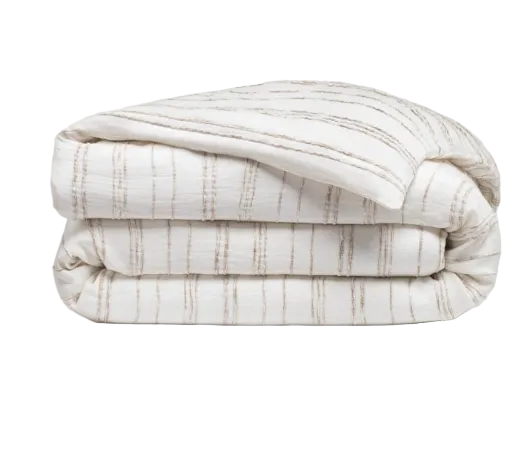 Crane Baby Duvet Cover, White