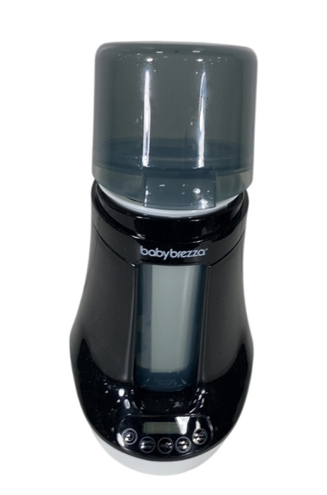 Baby Brezza Safe + Smart Bottle Warmer, Black on White