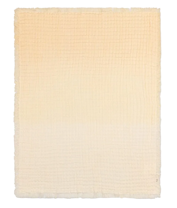 Crane Baby Multi-Layer Ombre Muslin Baby Blanket, Honey