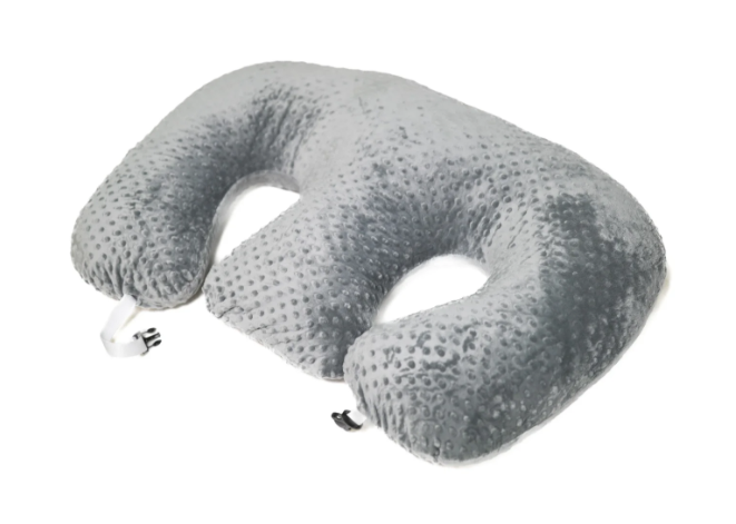 Twin Z Nursing Pillow Cover, Grey
