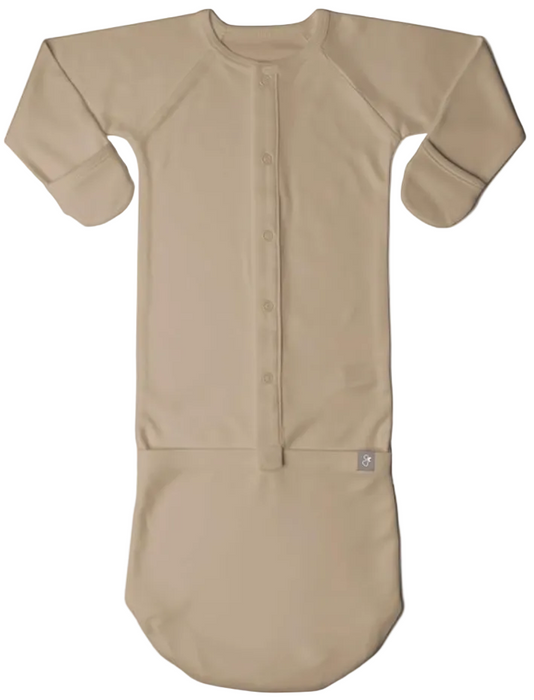 Goumikids 24 Hour Convertible Gown, 3-6 Months, Sandstone