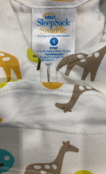 Halo SleepSack Swaddle, Giraffe Neutral, Small