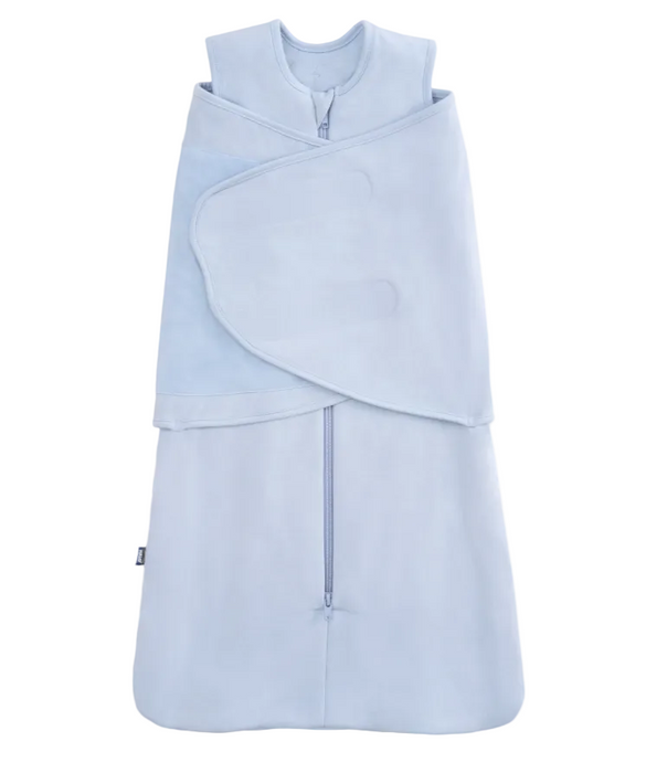 Halo SuperSoft SleepSack Swaddle, Blue Fog, Newborn