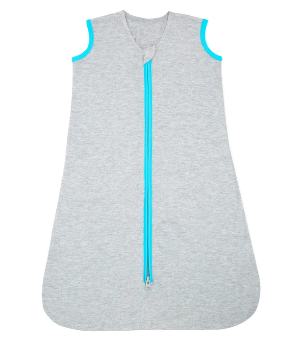 Halo Ideal Temp Wearable Blanket, Grey/Aqua, Medium